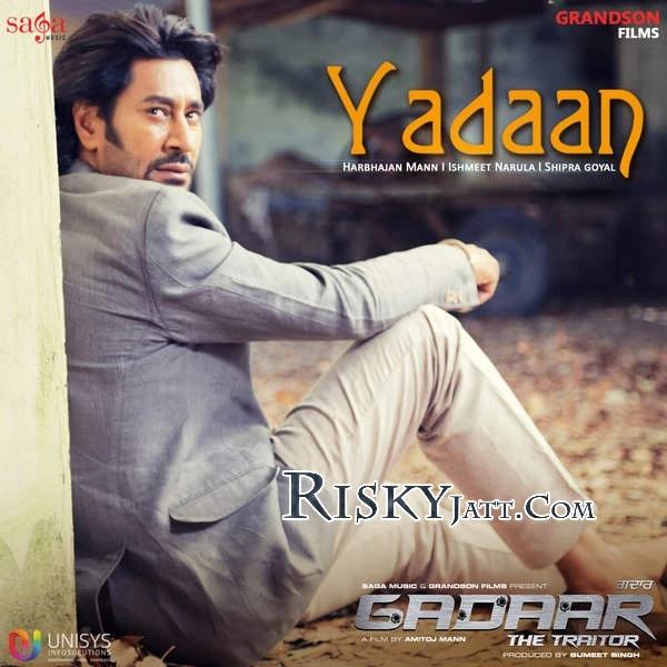 Yadaan (Gadaar) Harbhajan Mann mp3 song download, Yadaan(Gadaar) Harbhajan Mann full album mp3 song