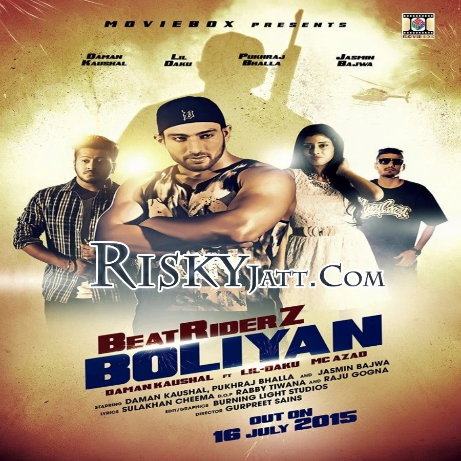 Beatriderz Boliyan (ft Lil Daku,MC Azad) Daman Kaushal mp3 song download, Beatriderz Boliyan Daman Kaushal full album mp3 song