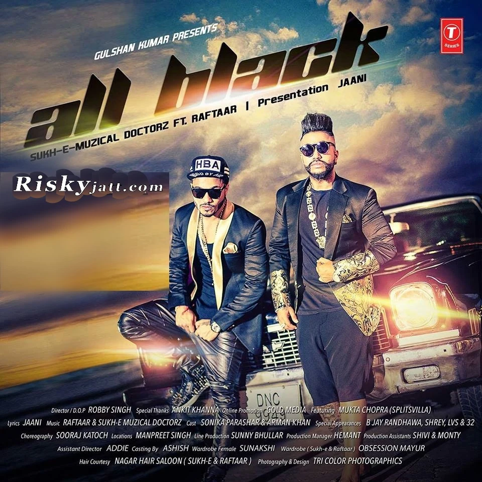 All Black Ft Raftaar Sukhe mp3 song download, All Black Sukhe full album mp3 song