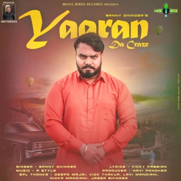Yaaran Da Craze Banny Dhindsa mp3 song download, Yaaran Da Craze Banny Dhindsa full album mp3 song