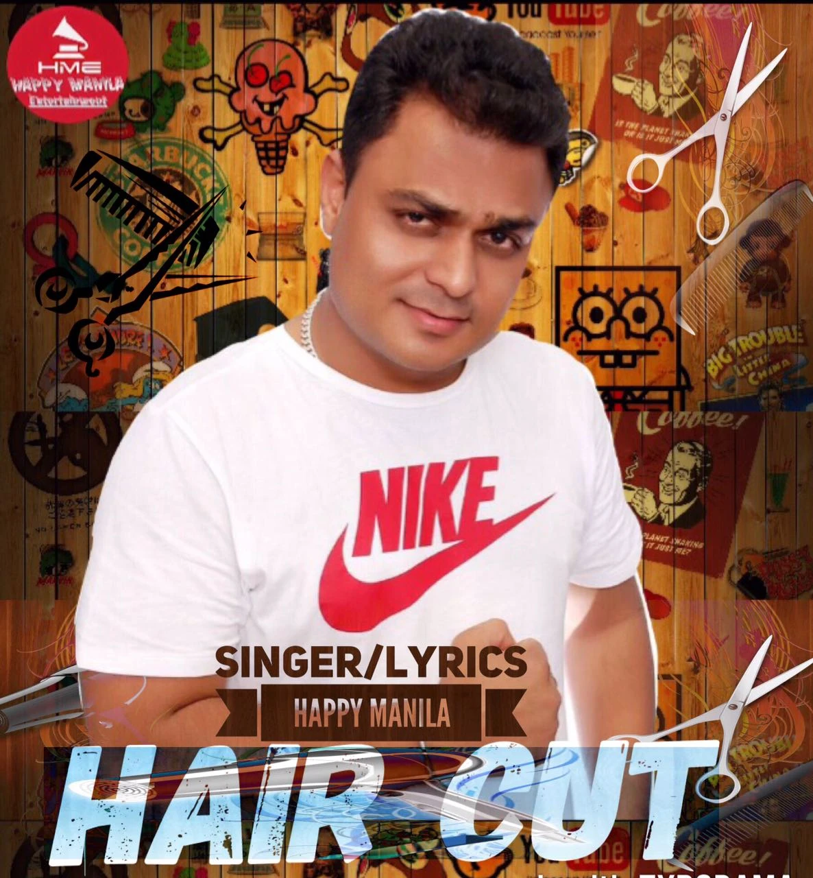 Hair Cut Happy Manila mp3 song download, Hair Cut (Funny Song) Happy Manila full album mp3 song