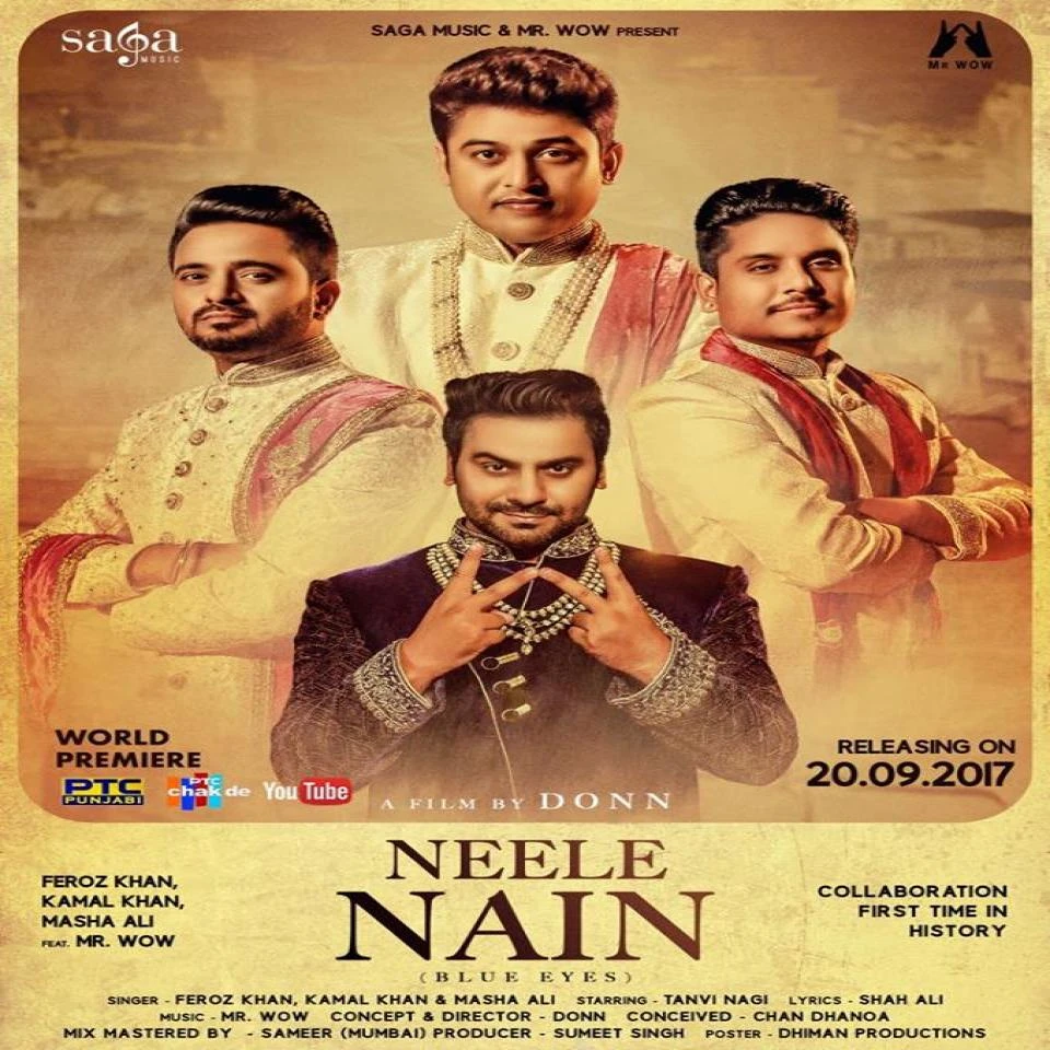 Neele Nain (Blue Eyes) Feroz Khan, Kamal Khan, Masha Ali mp3 song download, Neele Nain (Blue Eyes) Feroz Khan, Kamal Khan, Masha Ali full album mp3 song