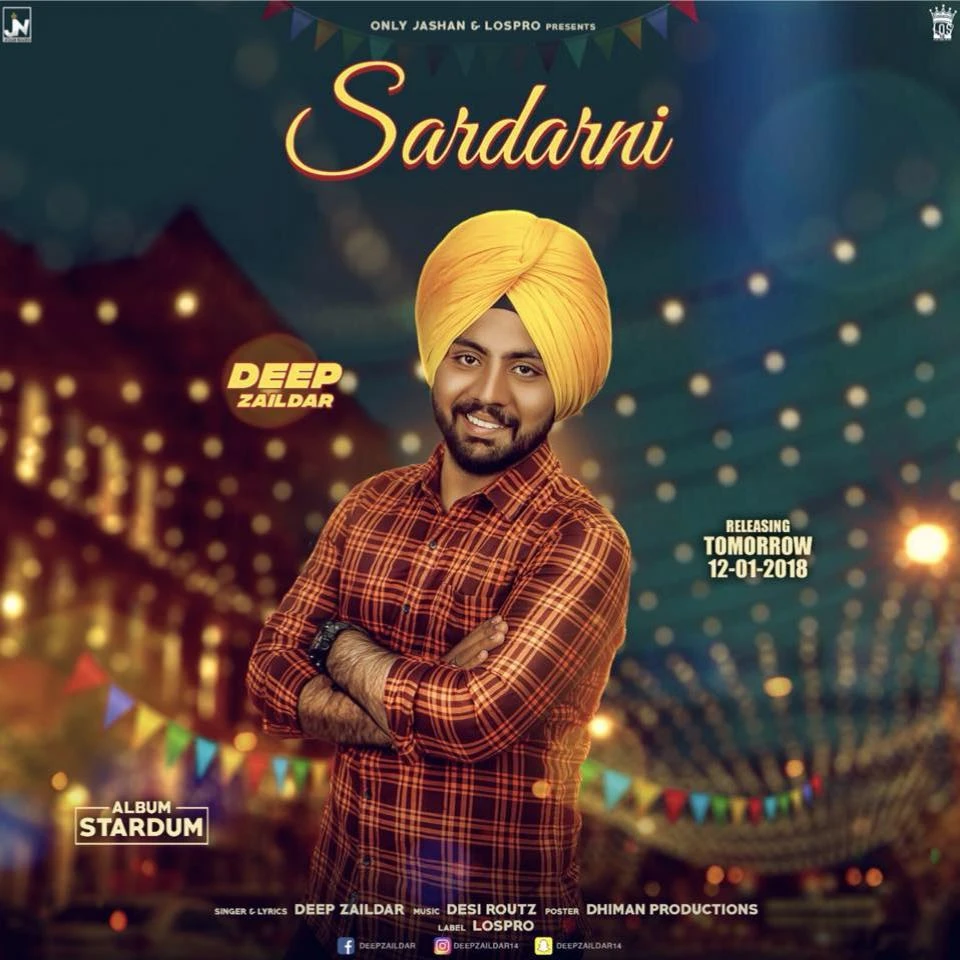 Sardarni Deep Zaildar mp3 song download, Sardarni Deep Zaildar full album mp3 song