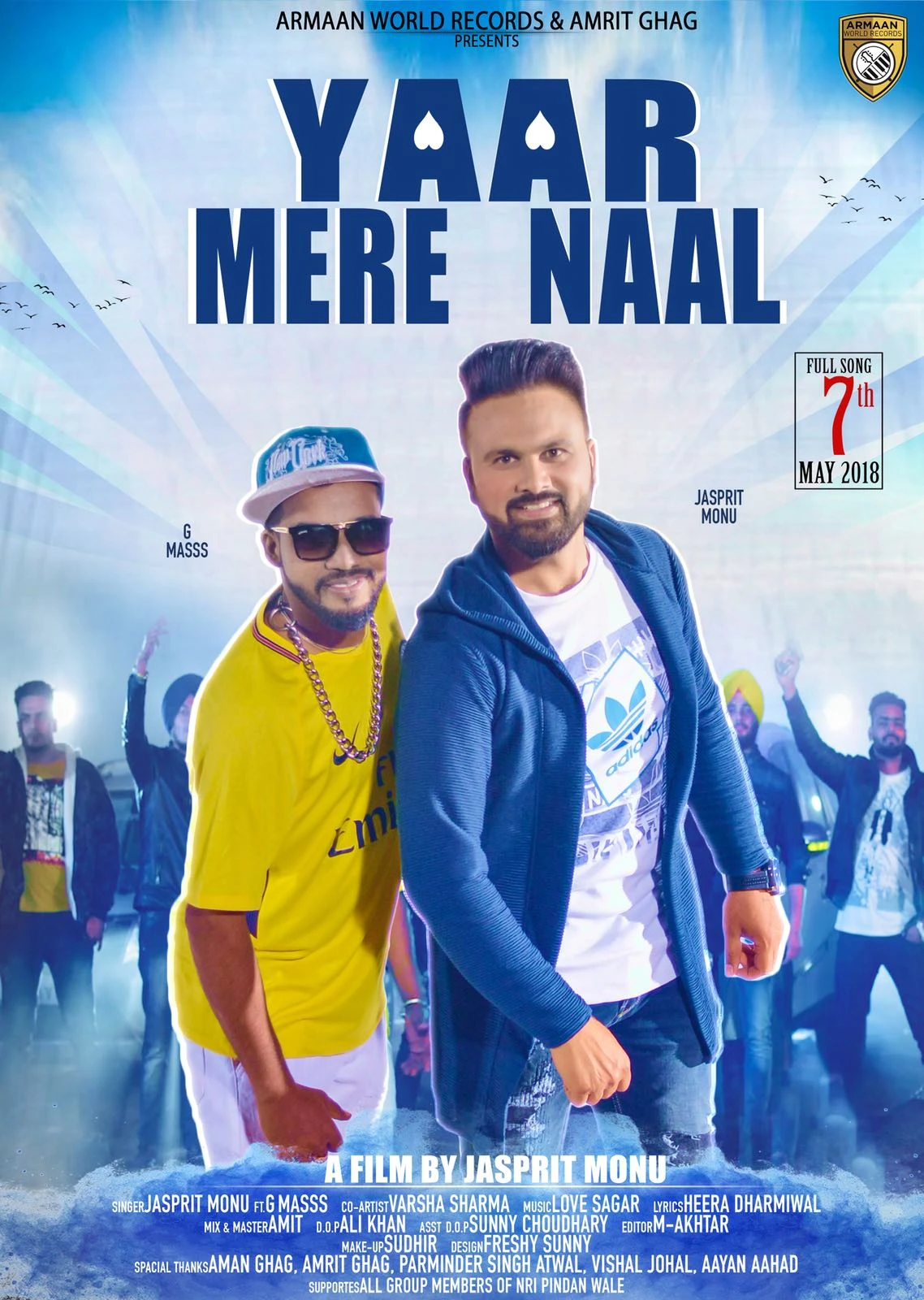 Yaar Mere Naal Jasprit Monu, G Masss mp3 song download, Yaar Mere Naal Jasprit Monu, G Masss full album mp3 song