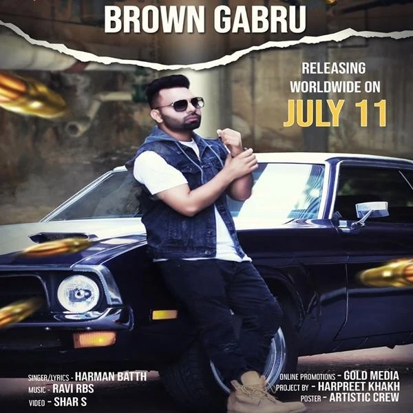 Brown Gabru Harman Batth mp3 song download, Brown Gabru Harman Batth full album mp3 song