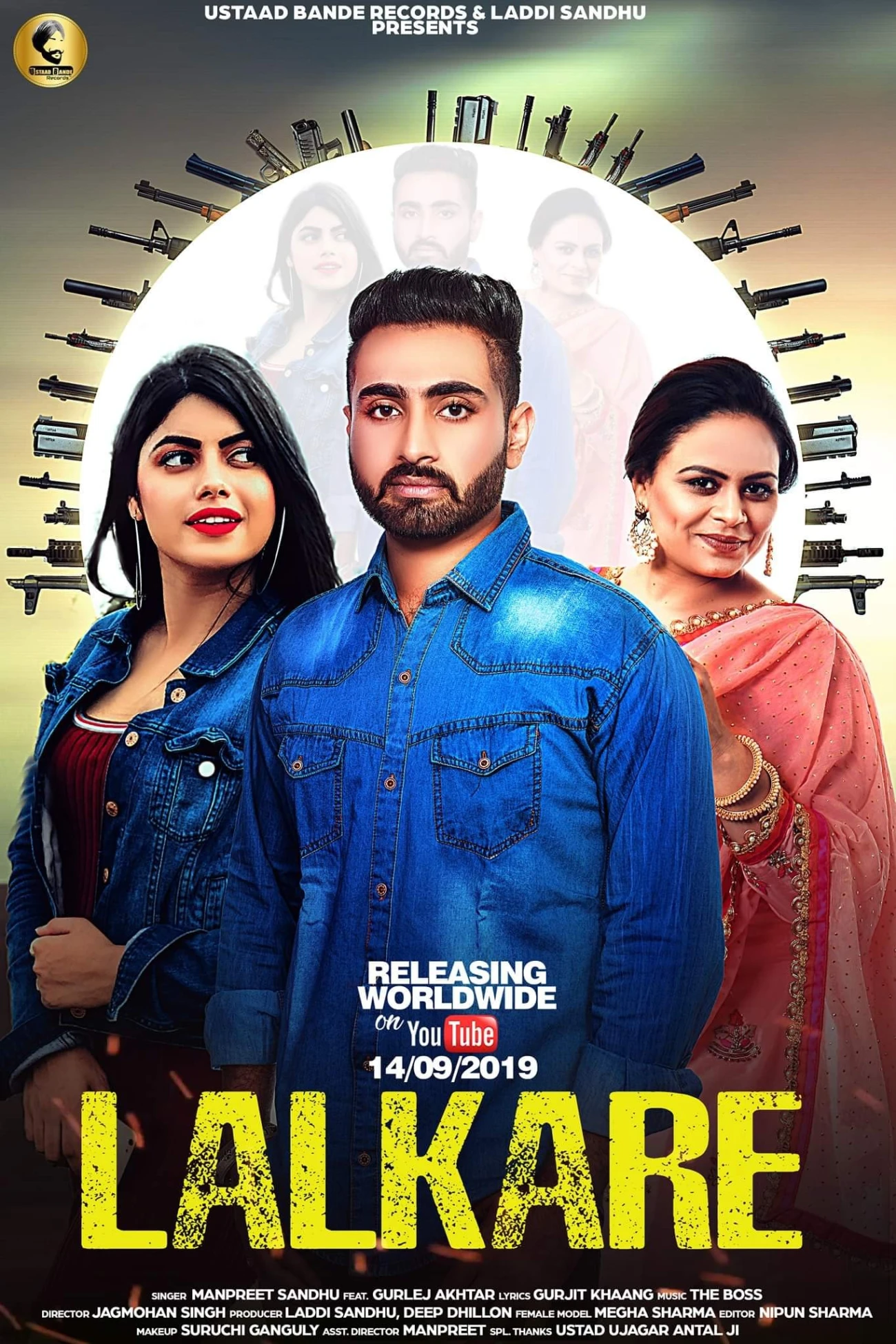 Lalkare Manpreet Sandhu, Gurlez Akhtar mp3 song download, Lalkare Manpreet Sandhu, Gurlez Akhtar full album mp3 song