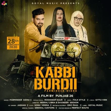 Kabbi Burdii Parminder Sidhu mp3 song download, Kabbi Burdii Parminder Sidhu full album mp3 song