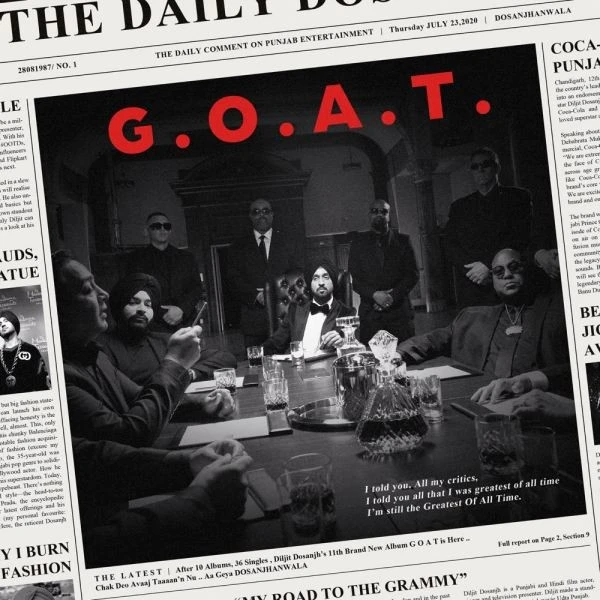 Range Diljit Dosanjh mp3 song download, G.O.A.T. Diljit Dosanjh full album mp3 song