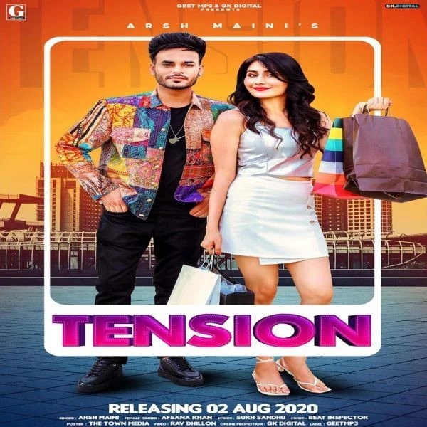 Tension Arsh Maini, Afsana Khan mp3 song download, Tension Arsh Maini, Afsana Khan full album mp3 song