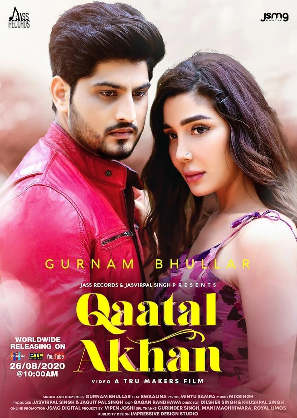 Qaatal Akhan Gurnam Bhullar mp3 song download, Qaatal Akhan Gurnam Bhullar full album mp3 song