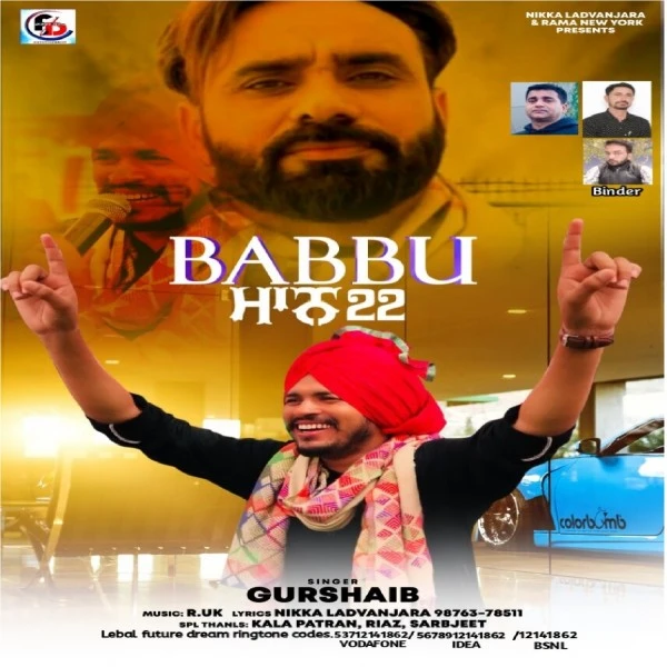 Babbu Maan 22 Gurshaib mp3 song download, Babbu Maan 22 Gurshaib full album mp3 song