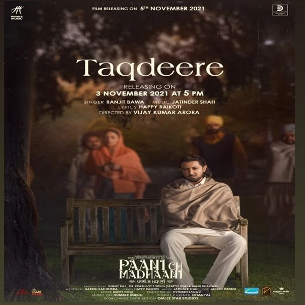 Taqdeere (From Paani Ch Madhaani) Ranjit Bawa mp3 song download, Taqdeere (From Paani Ch Madhaani) Ranjit Bawa full album mp3 song