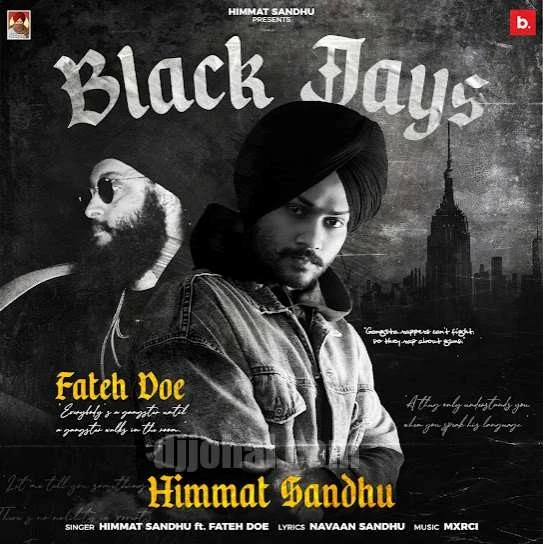 Black Jays Himmat Sandhu, Fateh Doe mp3 song download, Black Jays Himmat Sandhu, Fateh Doe full album mp3 song