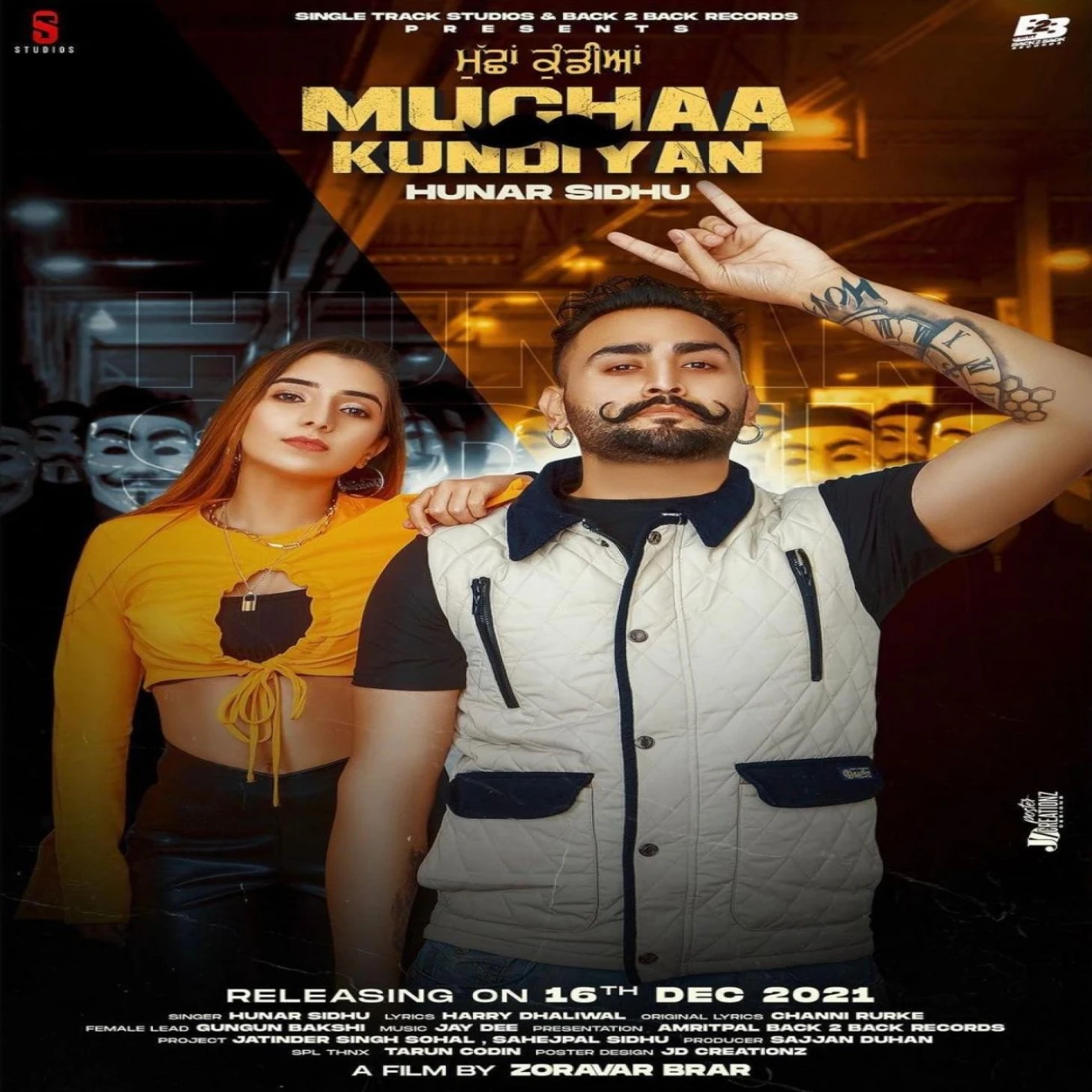 Muchaa Kundiyan Hunar Sidhu mp3 song download, Muchaa Kundiyan Hunar Sidhu full album mp3 song