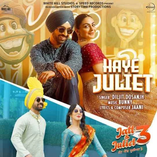 Haye Juliet Diljit Dosanjh mp3 song download, Haye Juliet Diljit Dosanjh full album mp3 song